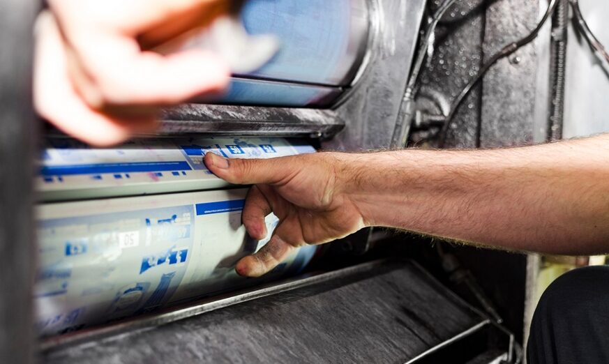 Offset printing for product branding